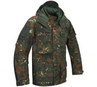 Brandit Performance Outdoor Jacket Tactical Hooded Water-repellent Flecktarn
