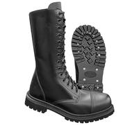 Brandit Phantom Boots 14 Eyelet Mens Police Army Tactical Military Leather Black