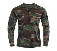 Brandit Premium Long Sleeve Shirt - Woodland