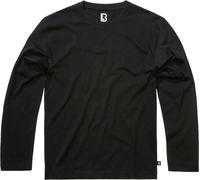 Brandit Premium Longsleeve Shirt, black, size XL for Men