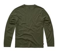 Brandit Premium Longsleeve Shirt Mens Cotton Top Classic Tee Shirt Olive