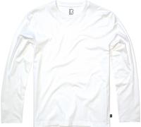 Brandit Premium Longsleeve Shirt Mens Cotton Top Classic Tee Shirt White
