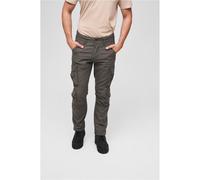Brandit Pure Slim Fit Cargo Trousers Men Cargo Pockets 100% Cotton