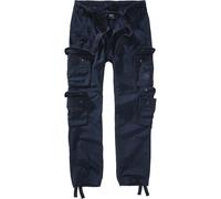 Brandit Pure Slim Fit Cargo Trousers Men Cargo Pockets 100% Cotton