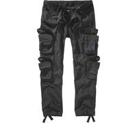 Brandit Pure Slim Fit Cargo Trousers Men Cargo Pockets 100% Cotton