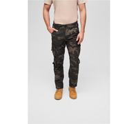 Brandit Pure Slim Fit Cargo Trousers Men Cargo Pockets 100% Cotton