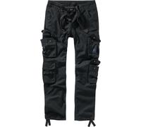 Brandit Pure Slim Fit Pants, black, size 5XL