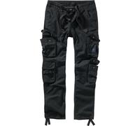 Brandit - Pure Slim Fit Black - Pants - black - XL - 100% Cotton XL