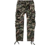 Brandit Pure Slim Fit Cargo Trousers Men Cargo Pockets 100% Cotton