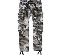 Brandit Pure Slim Fit Trousers Men Cargo Pants Pockets Cotton