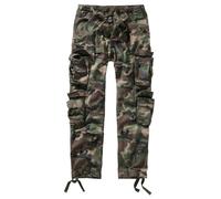 Brandit Pure Slim Fit Trousers Men Cargo Pants Pockets Cotton