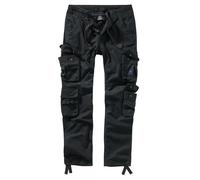 Brandit Pure Slim Fit Trousers Men Cargo Pants Pockets Slim Fit Cotton