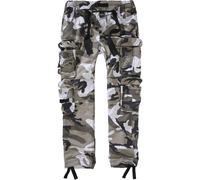 Brandit Pure Slim Fit Trousers Men Cargo Pants Pockets Slim Fit Cotton