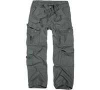 BRANDIT PURE VINTAGE MENS TROUSERS MOTORCYCLE TRAVEL CARGO PANTS ANTHRACITE GREY