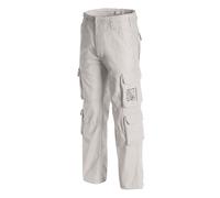 Brandit Pure Vintage Military Trousers Old White
