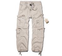 Brandit Pure Vintage Pants, white, size L for Men