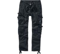 Brandit Pure Vintage Trouser Slim Cargo Trousers black