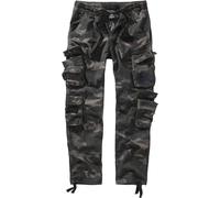 Brandit Pure Vintage Trouser Slim Cargo Trousers dark camo