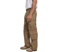 Brandit Pure Vintage Trousers Cargo Combat Fatigues 100% Cotton Airsoft Hiking