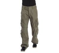Brandit Pure Vintage Trousers men Olive, 3XL