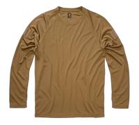 Brandit QuickDry Long Sleeve Shirt - Coyote