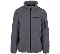 Brandit Ramble Teddyfleece Jacket Mens Winter Outdoor Hooded Zip Anthracite