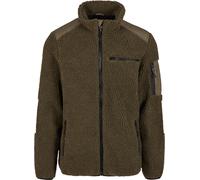Brandit Ramble Teddyfleece Jacket, olive, size L