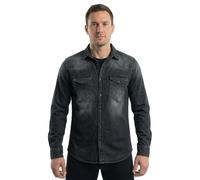 Brandit Riley Denim Shirt, black, size S