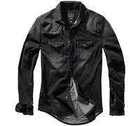 Brandit Riley Denim Shirt, black, size XXL