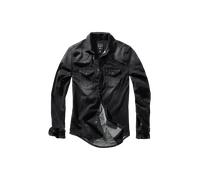Brandit Riley Denim Shirt Long Sleeve, Color: black, Size: M