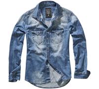 Brandit Riley Denim Shirt, blue, size 5XL for Men