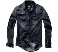 Brandit Riley Denim Shirt, black, size 3XL