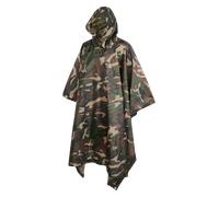 Brandit Ripstop Poncho Rain Jacket BrownOnesize Brown