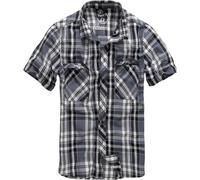 Brandit Roadstar Shirt Checkered Short Sleeve 100% Cotton Summer Elegant