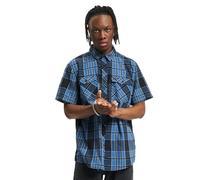 Brandit Roadstar Shirt Short Sleeve, color: indigo che, size: L