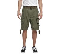 Brandit Savage Vintage Cargo Belted Shorts Multiple Pockets Cotton Polyester