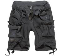 Brandit Savage Vintage Combat Summer Cargo Shorts Hiking Camping Cotton Black
