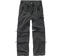 BRANDIT SAVANNAH 3in1 SECURITY TROUSERS POLICE PATROL SHORTS COTTON PANTS BLACK