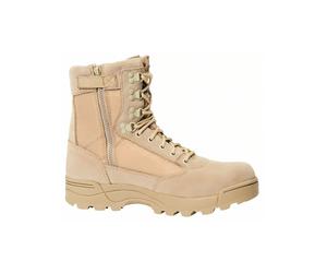 Brandit Schuh Zipper Tactical Boot in Camel