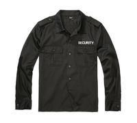 Brandit Security Us Long Sleeve Shirt Black L Men