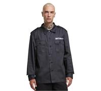 Brandit Security US Shirt Long Sleeve, color: black, size: L