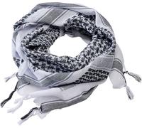 Brandit Shemag Multifunctional Headwear, white/black, One size