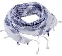 Brandit Shemag Multifunctional Headwear, white/blue, One size