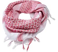 Brandit Shemag Multifunctional Headwear, white/red, One size