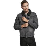 Brandit Sherpa Denim Jacket with Faux Fur Transition Jacket Collar
