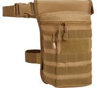 Brandit Side Kick Leg Bag, brown, One size