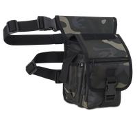 Brandit Side Kick Bag Leg Pocket, Hip Bag - Darkcamo, Side Kick Bag No. 1, Einheitsgröße
