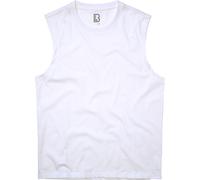 Brandit sleeveless Shirt, white, size S for Men