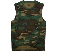 Brandit sleeveless Shirt, Woodland, size S