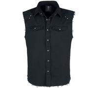 Brandit Sleeveless Vintage Shirt Short-sleeved Shirt black M